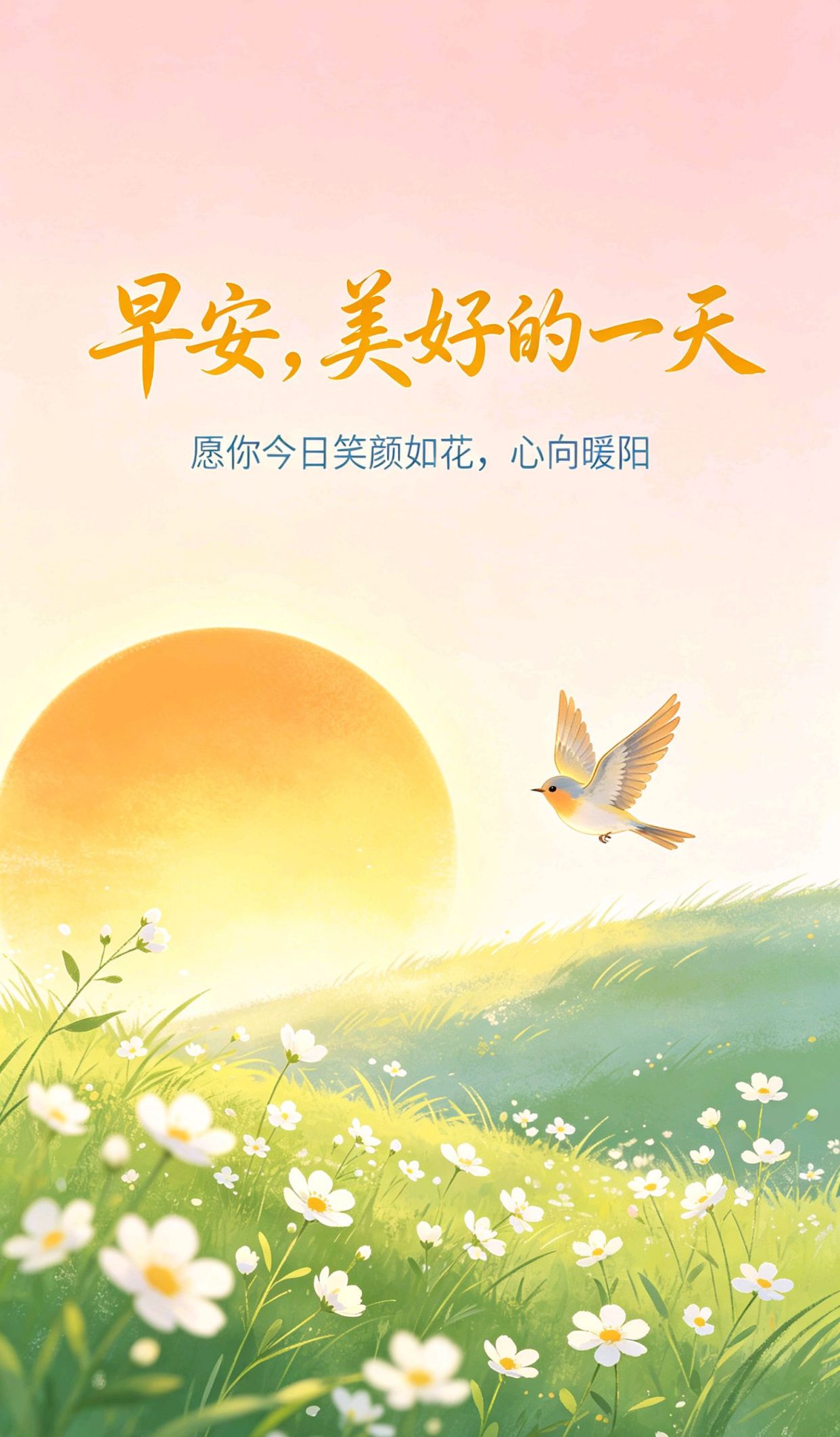 每天保持好心情的句子，清风若无拂我意,我自上天揽星辰